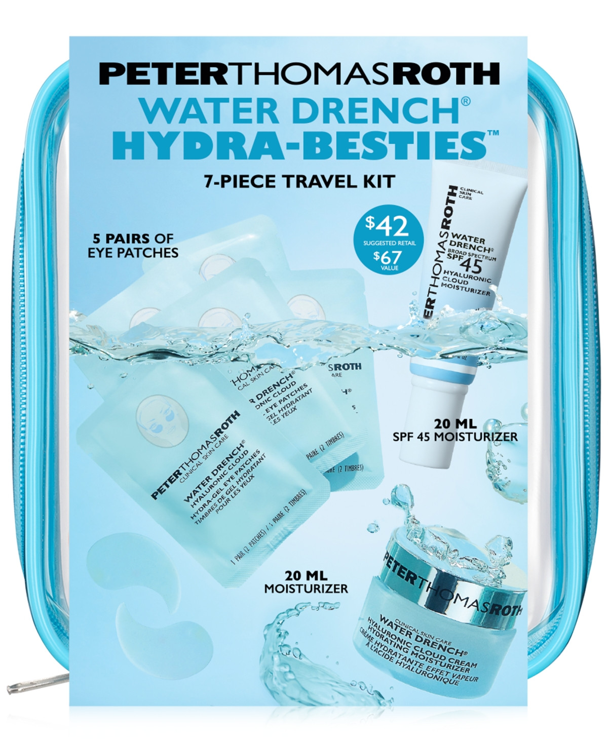 Peter Thomas Roth 7-Pc. Water Drench Hydra-Besties Skincare Travel Set | Macy's
