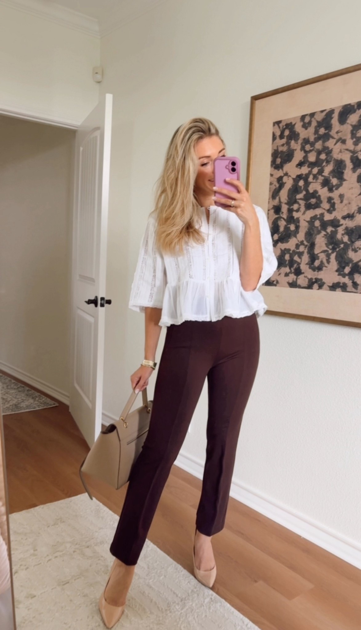 Office outfit in the comfiest ponte pants (aka fancy word for leggings)

#LTKWorkwear #LTKSaleAlert #LTKStyleTip