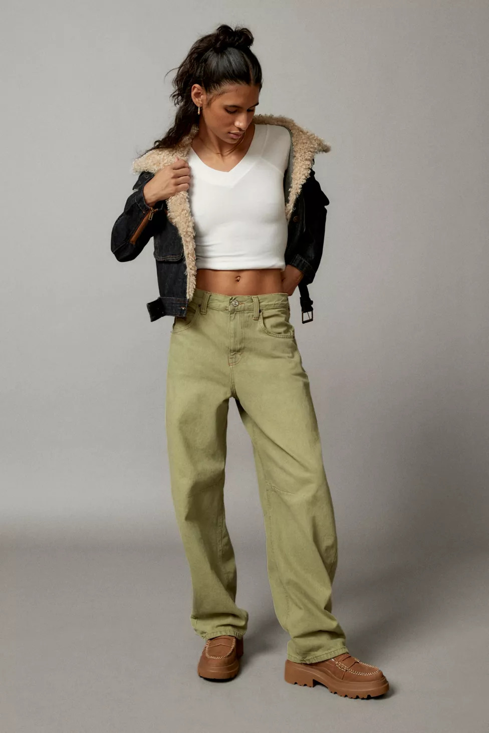 BDG Logan Buckle Baggy Boyfriend Jean | Urban Outfitters (US and RoW)