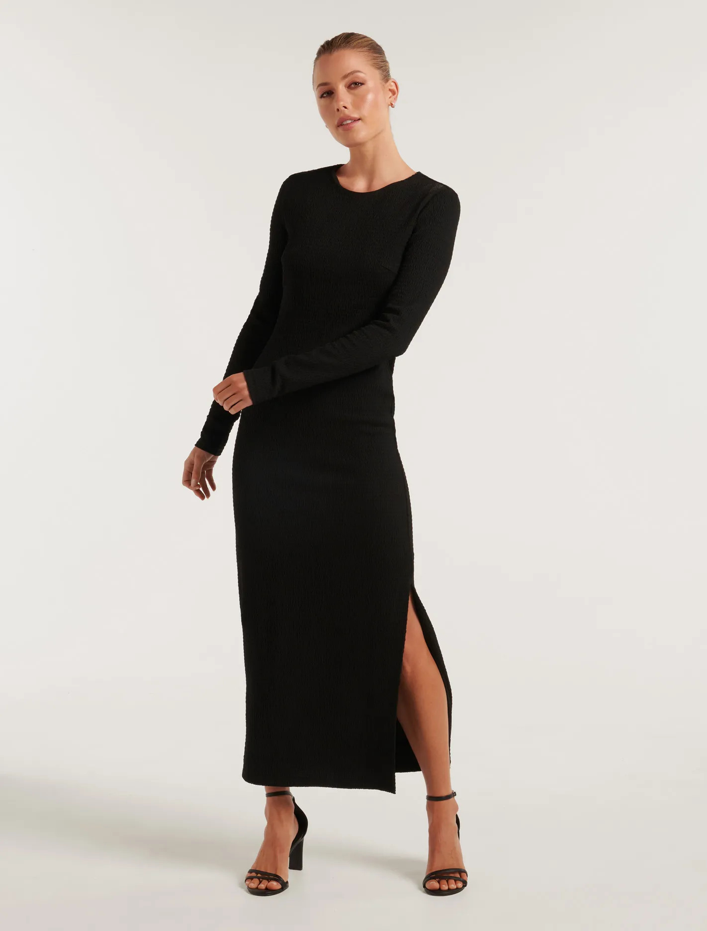 Jemima Crinkle Midi Dress | Forever New (AU)