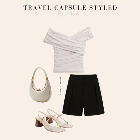 Travel capsule outfit 
Night out at the beach elevated casual look

#LTKSeasonal #LTKstyletip #LTKtravel