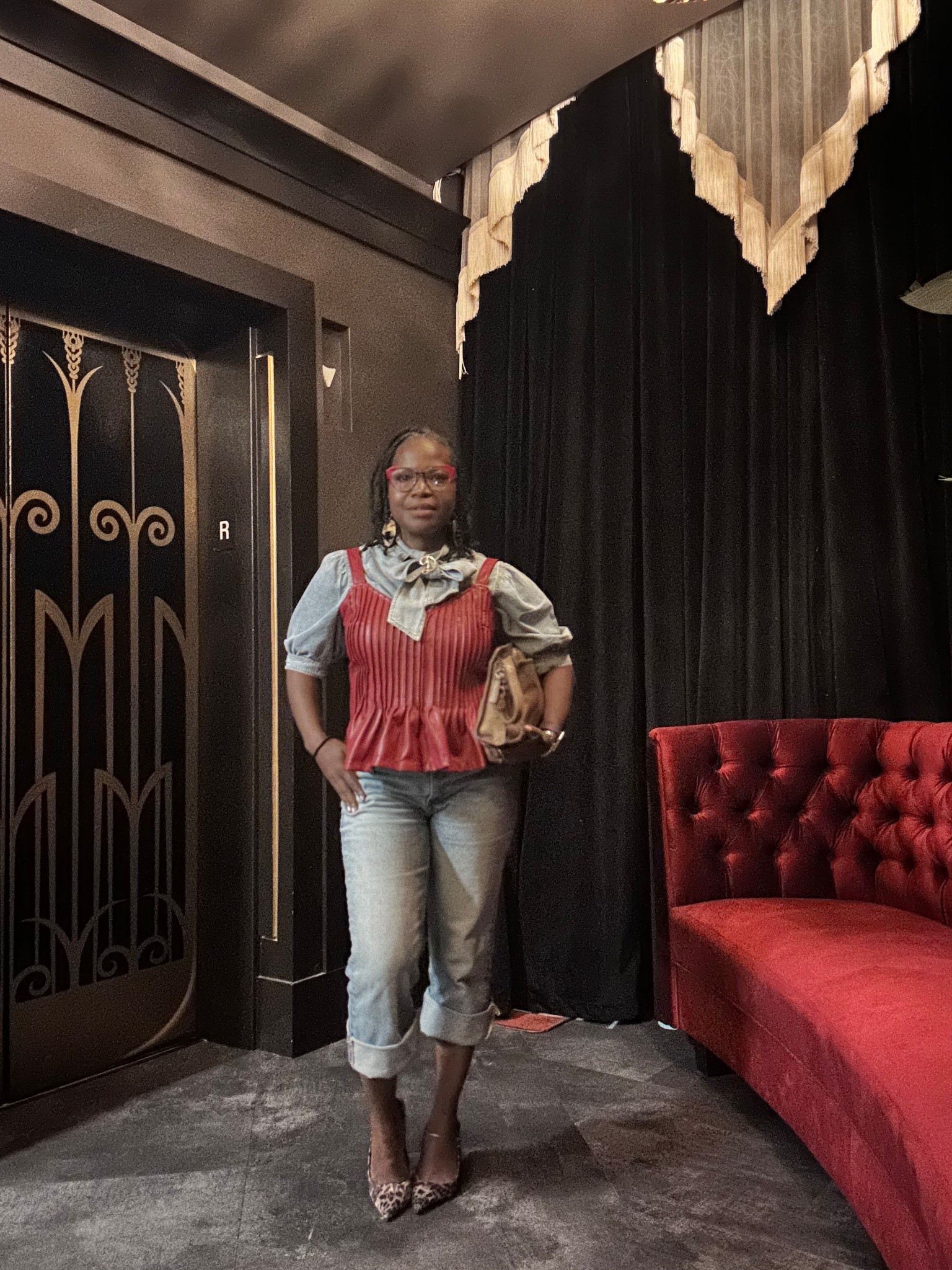 Jeans are from Zara, top and shoes from
SHEIN and vintage coach from Whatnot. 

#LTKOver40 #LTKPetite #LTKootd