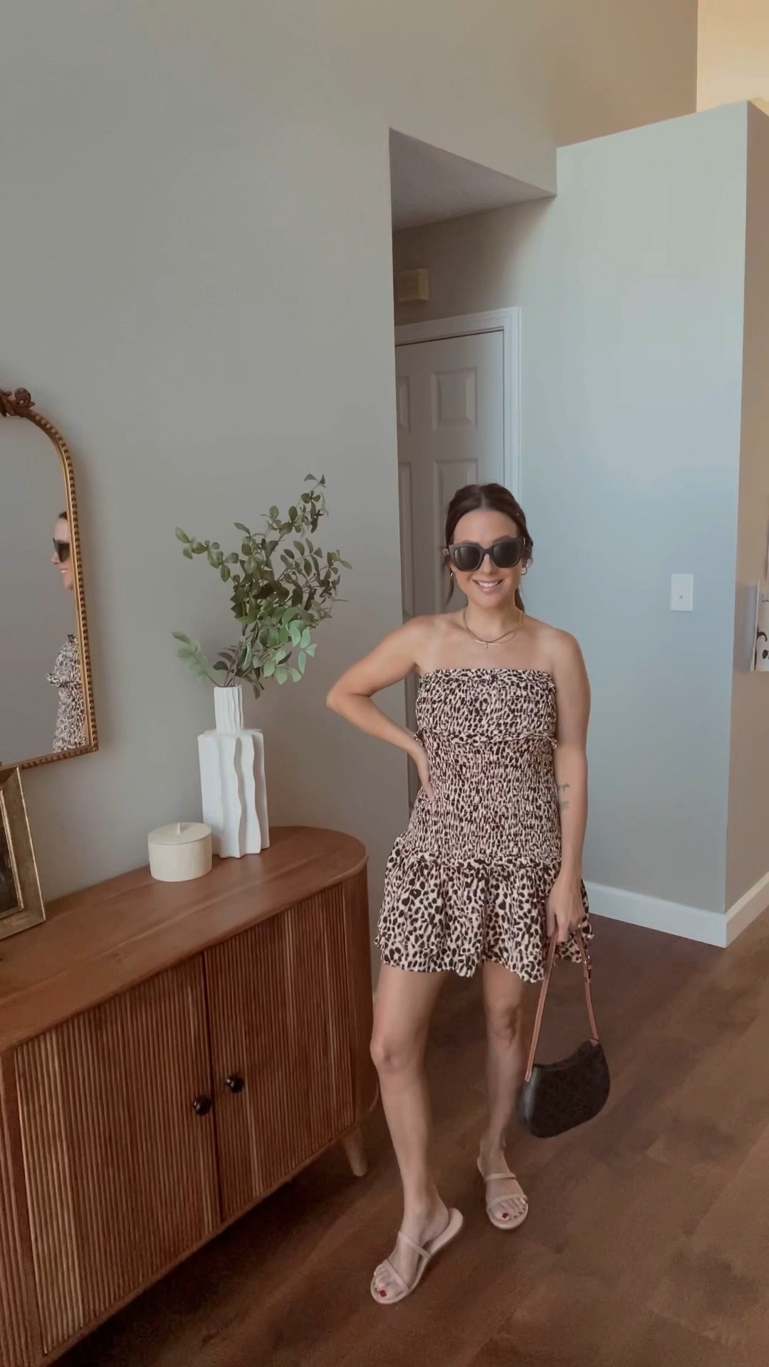 Easy pull on and go leopard print dress! It does have straps too. Runs a bit large so size down! 

#LTKParties #LTKStyleTip #LTKFindsUnder50