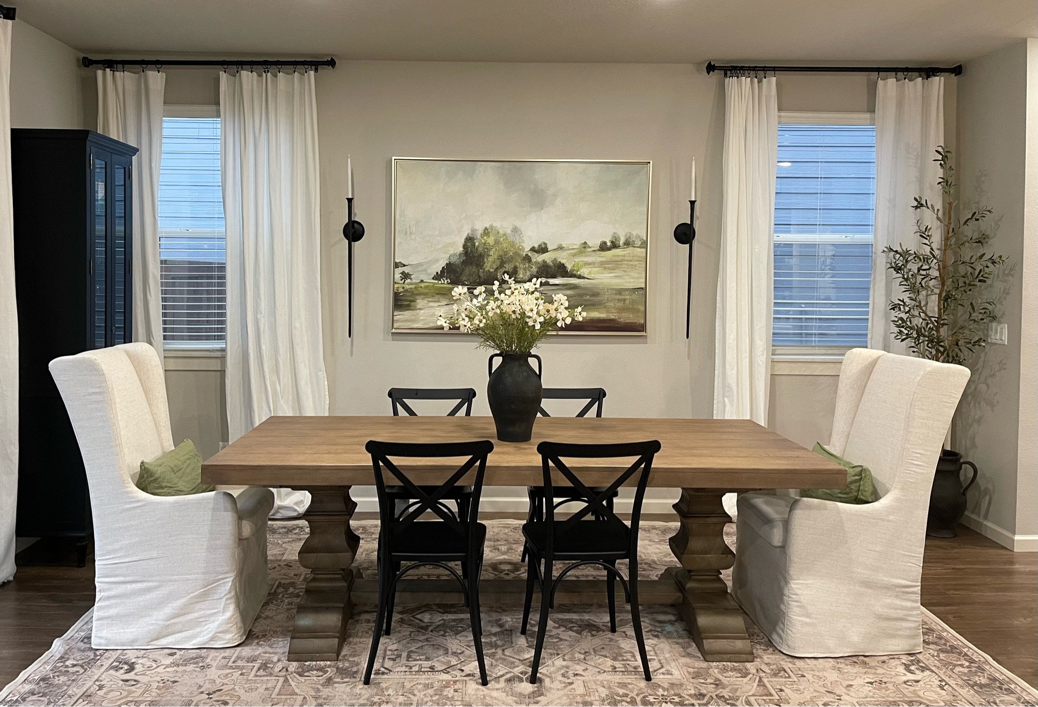 Dining room, table decor, artwork, canvas, moody, decor, neutral, 

#LTKU #LTKHome #LTKFamily