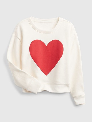 Kids Boxy Crewneck Graphic Sweatshirt | Gap (US)