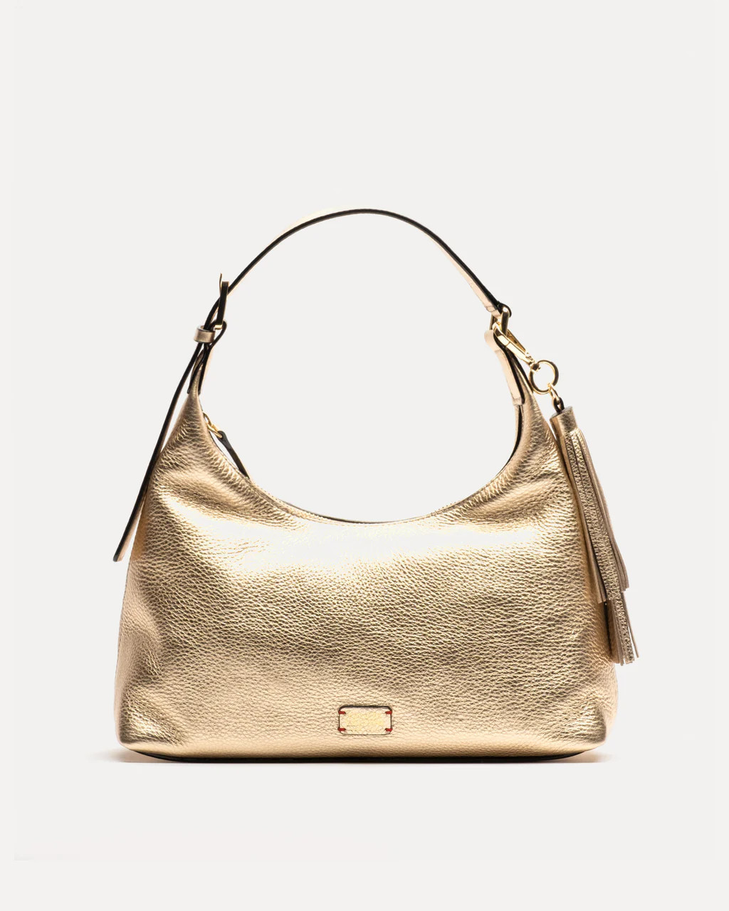 Iron Hobo Tumbled Leather Platino | Frances Valentine