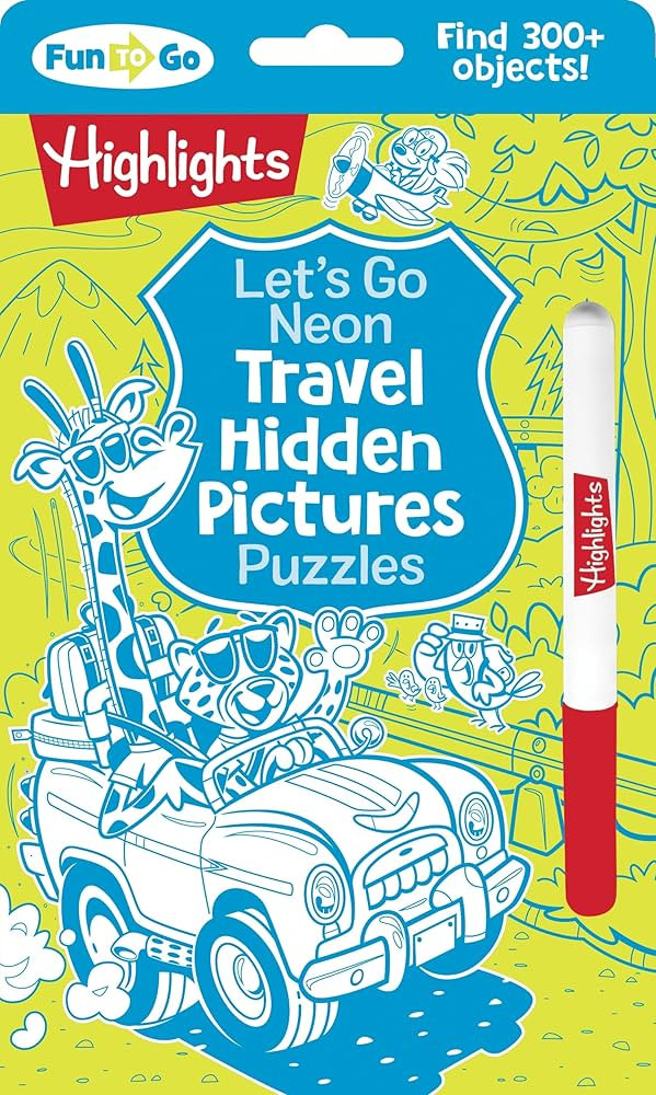 Let's Go Neon Travel Hidden Pictures Puzzles (Highlights Fun to Go) | Amazon (US)