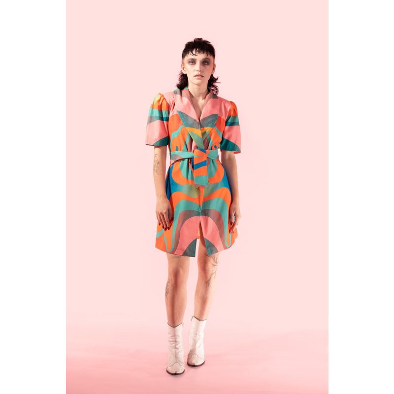 Alice Dress - Watercolour Print | Wolf and Badger (Global excl. US)