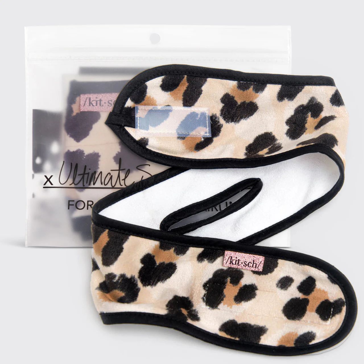 Microfiber Spa Headband - Leopard | Kitsch