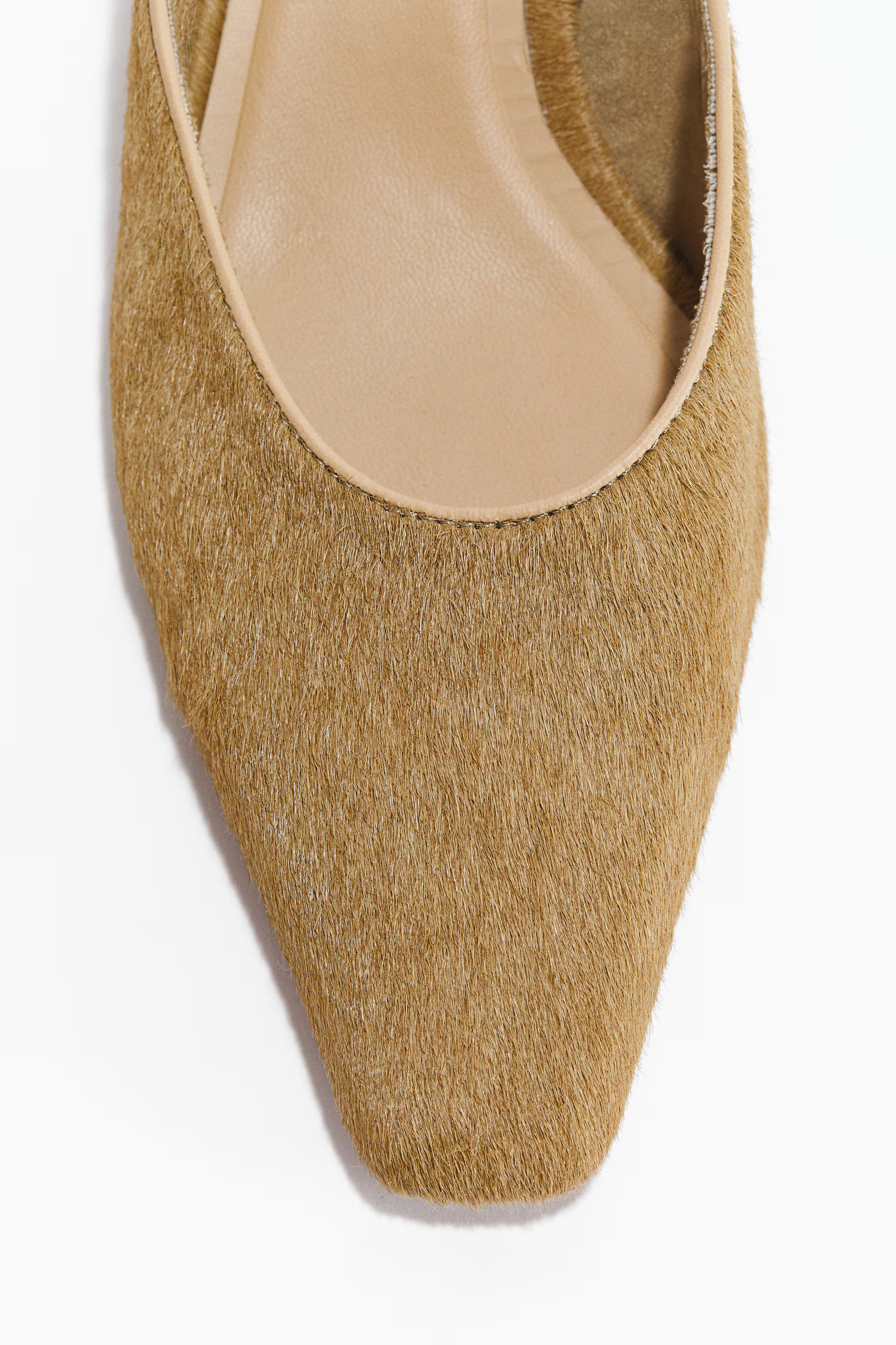 Heeled leather mules | H&M (US + CA)