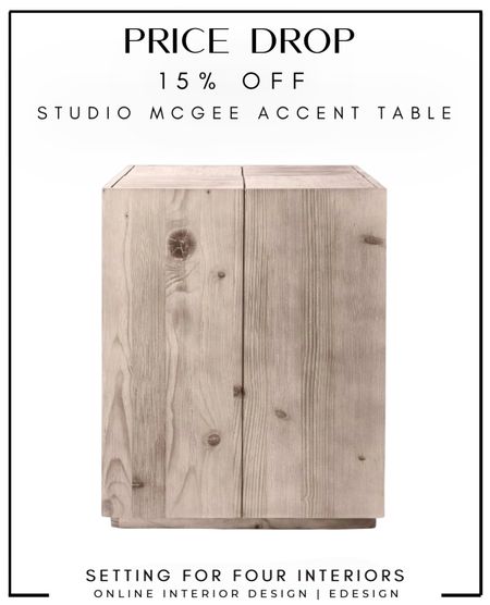 Price drop! This studio mcgee target accent table is on sale- 15% off! Just 149.99

Modern classic style pairing neutrals with natural, organic details.

Living room, side table, end table, rustic

#LTKsalealert #LTKFind #LTKhome