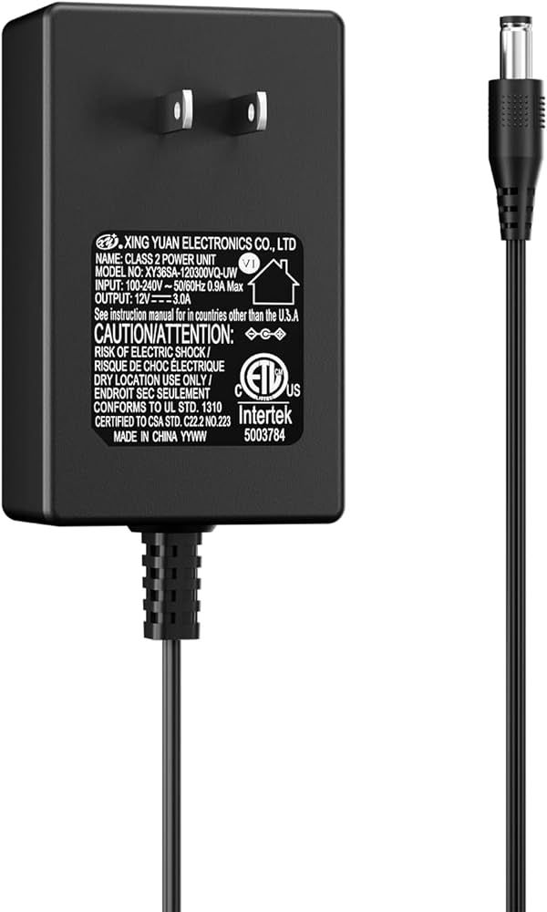 12V 3A Power Supply Adapter with ETL Certificate,GINGSOW AC 100-240V to DC 12V LED Driver Max 36W... | Amazon (US)