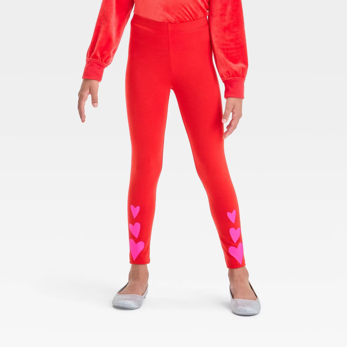 Girls' Valentine's Day Leggings - Cat & Jack™ | Target