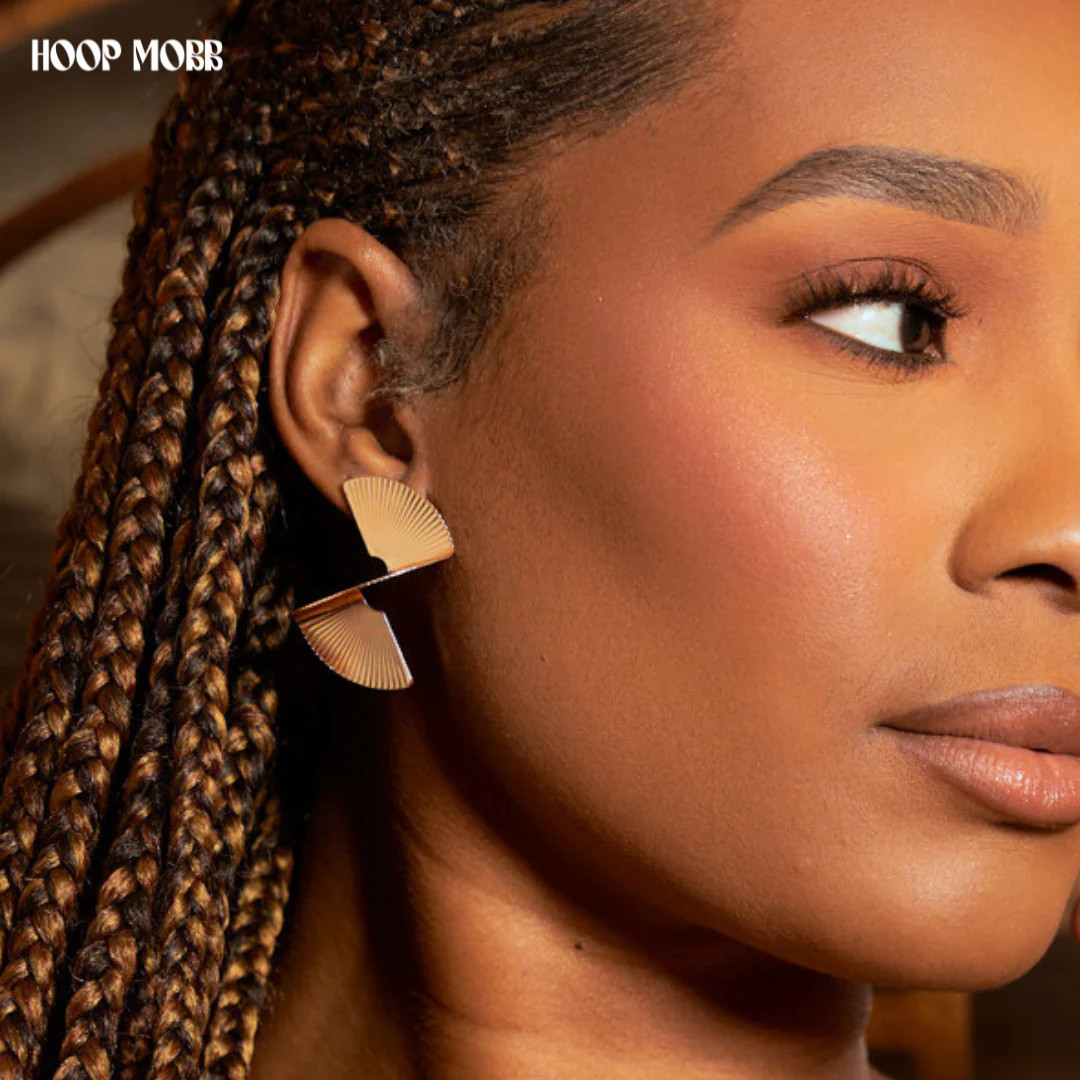 SNAKE EARRINGS - GOLD | hoopmobb