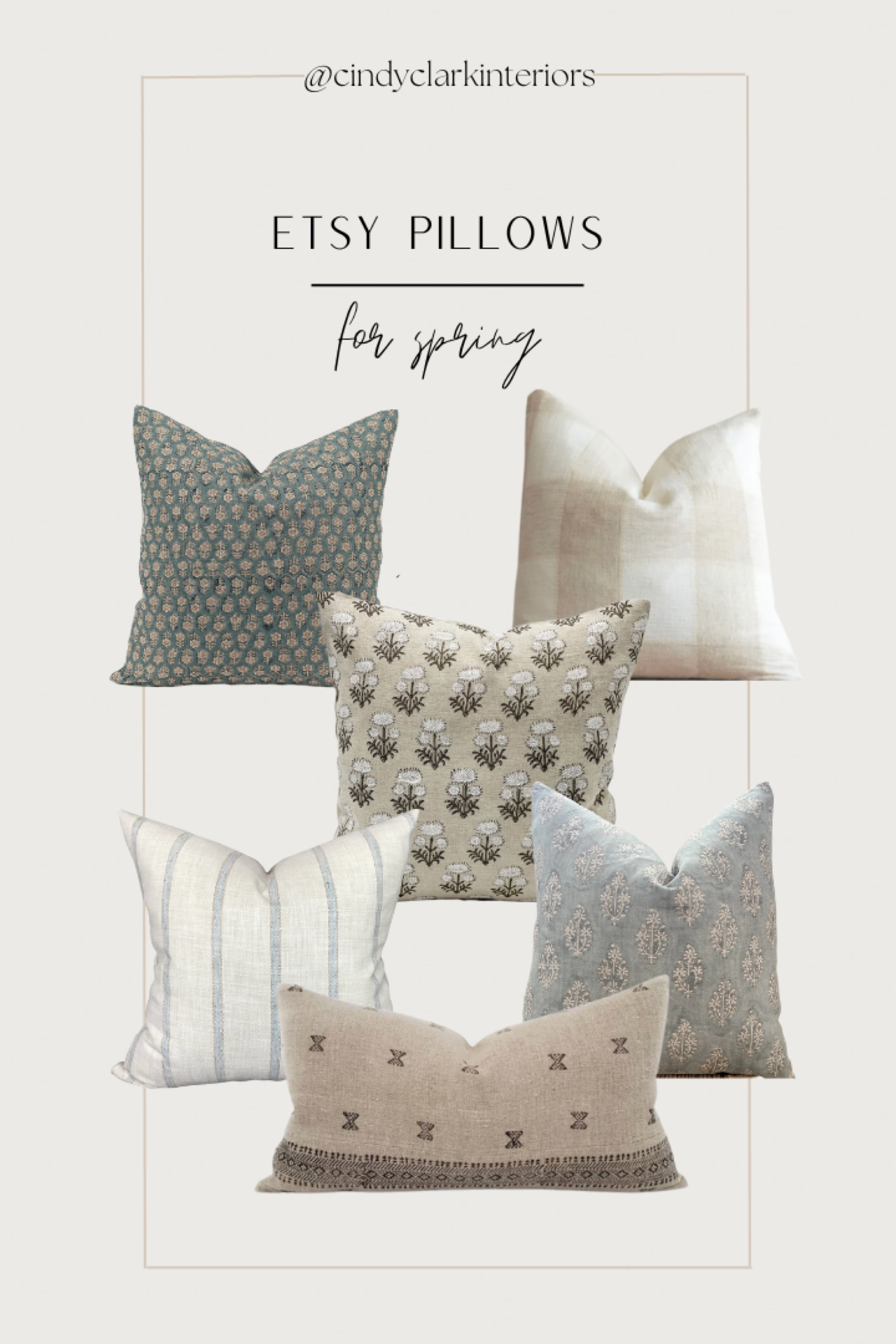 Designer pillows for spring! 

Etsy, designer pillows, block print, blue, cream, transitional

#LTKhome