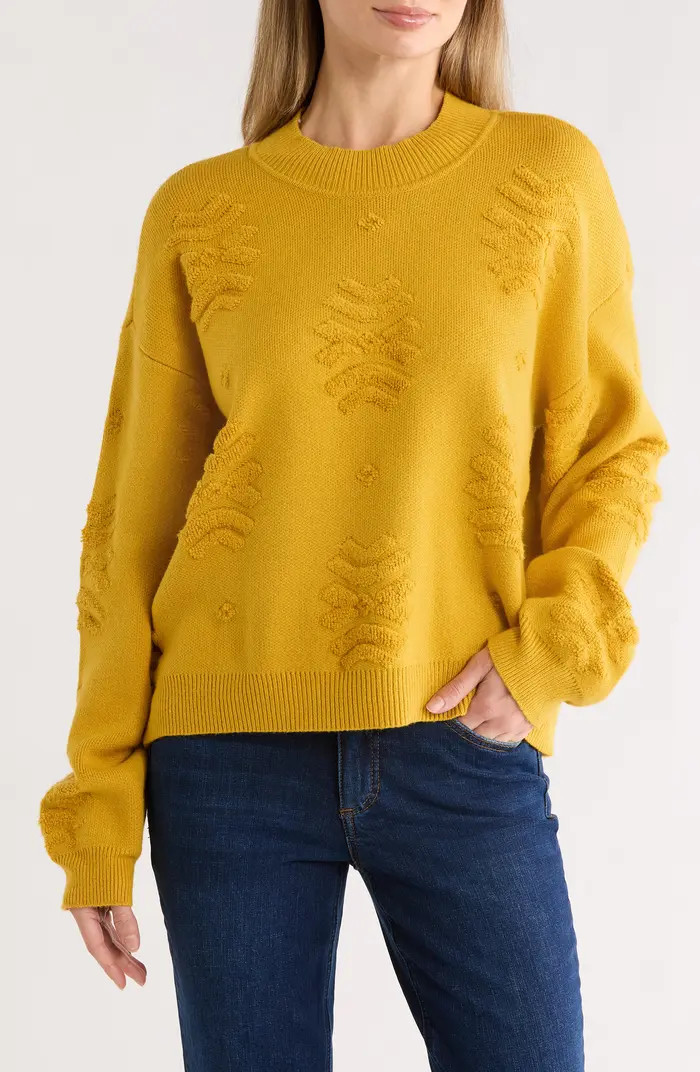 CYRUS Textured Crewneck Sweater | Nordstromrack | Nordstrom Rack