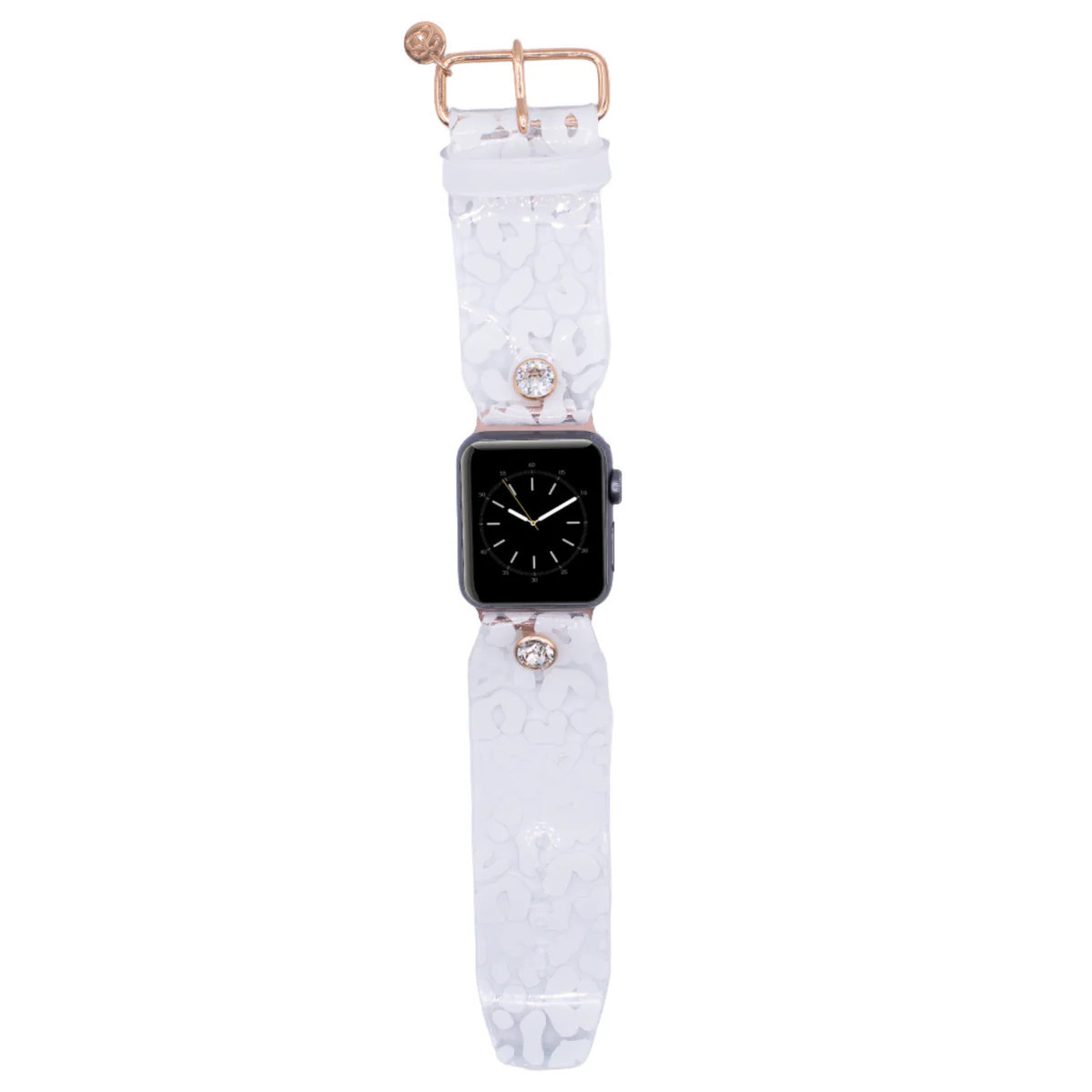 Limited Edition - White Leopard Waterproof Sivella Watchband | Sparkl