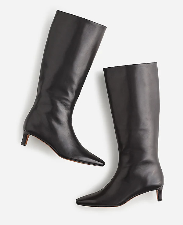 The Dimes Kitten-Heel Knee Boot | Madewell | Madewell