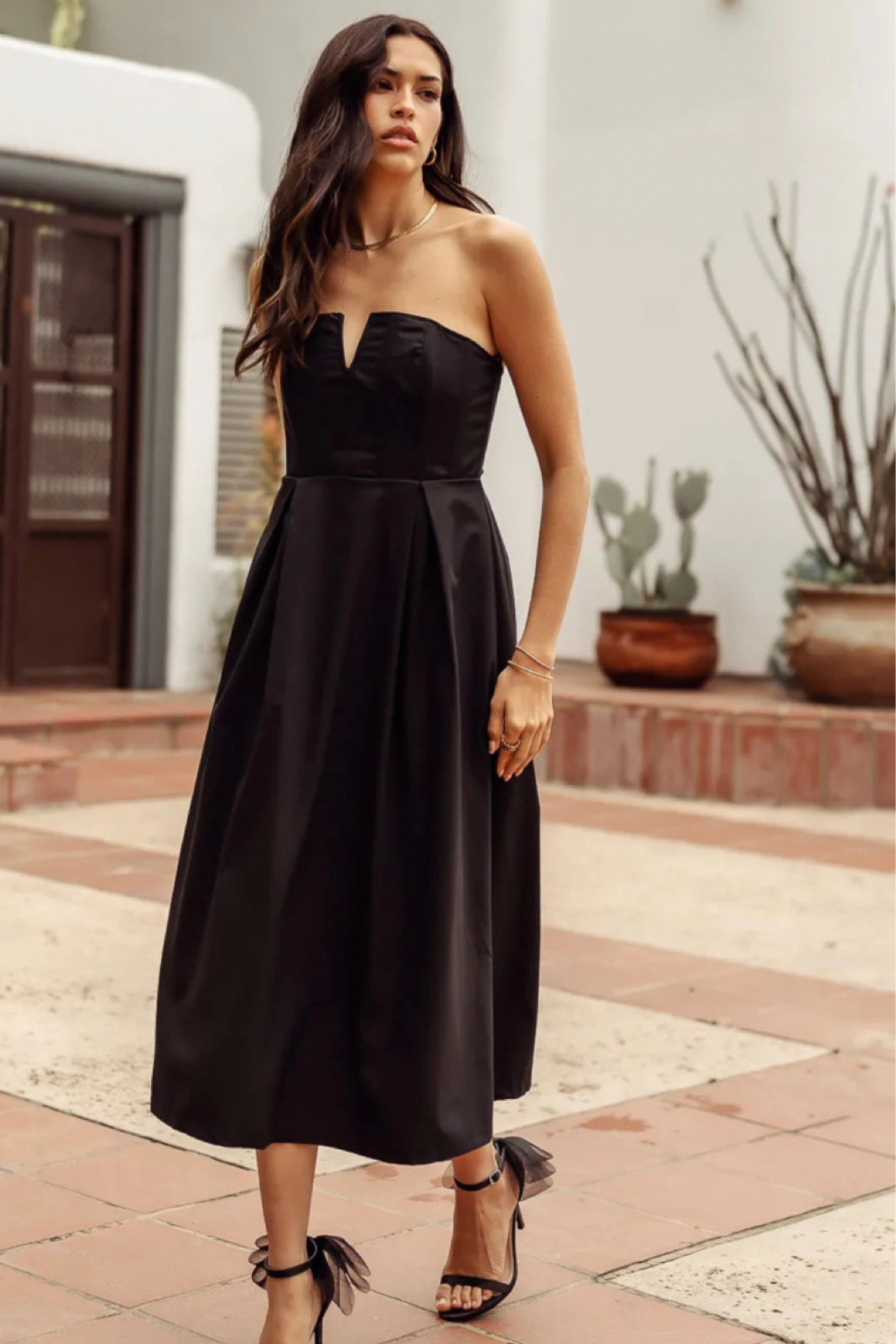 Little black dress for Summer. Midi length. Wedding guest dress. Date night dress.

#LTKwedding #LTKunder100 #LTKstyletip