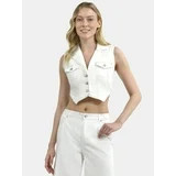 Madden NYC Women's Denim Vest, Sizes XXS-XXL | Walmart (US)