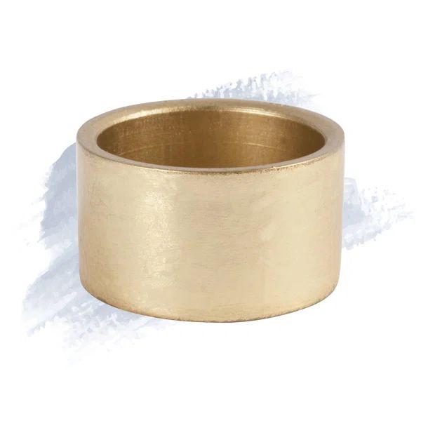Round Painted Acrylic Napkin Ring (Set of 6) | Wayfair North America
