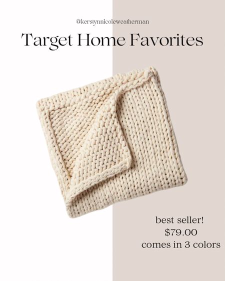 Last weeks best seller - this knit blanket from target! Perfect gift idea for a loved one or for Mother’s Day! Who doesn’t love wrapping up in a blanket and who doesn’t love, adding a new one to their collection!

Wrap yourself in warmth during cold-weather days in this Oversized Solid Bed Throw from Casaluna™. This bed throw showcases a beautifully knitted pattern for visual intrigue. Designed in a solid color, this oversized throw blanket is easy to match with the rest of your current bedding. It's made with a heavyweight fabric to help keep you warm and cozy whether you're reading your favorite book, binge watching a show or drifting off to sleep. 

This is your invitation to create a space that’s just for you. Make room to relax with Casaluna, where calm and comfort are naturally at home!

#LTKGiftGuide #LTKU #LTKhome