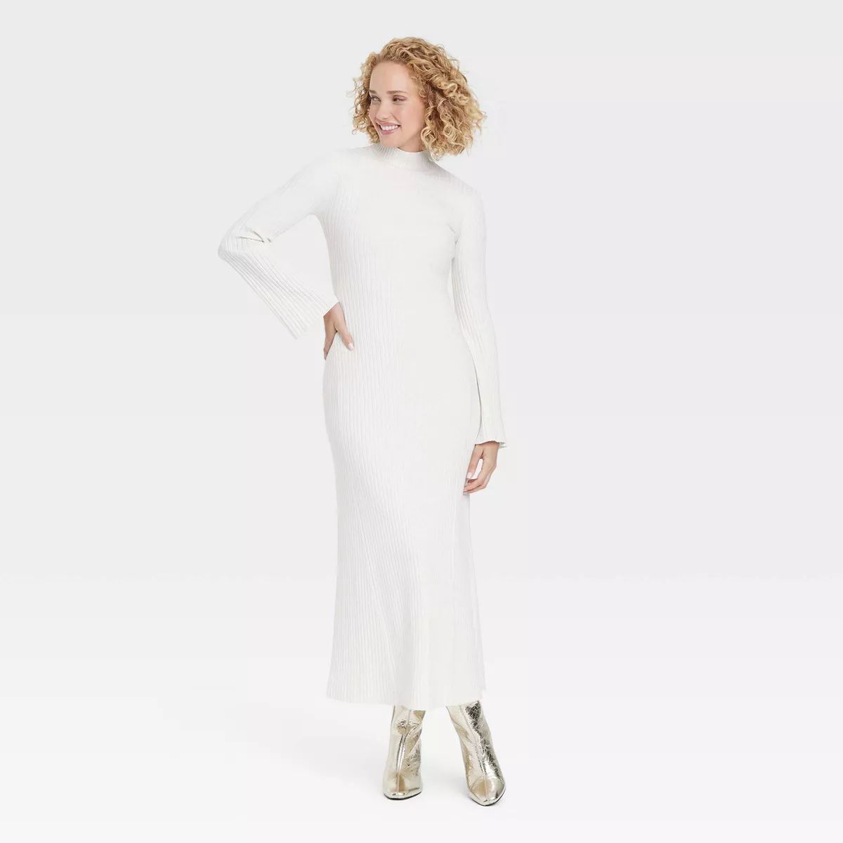 Women's Long Sleeve Maxi Sweater Dress - A New Day™ | Target