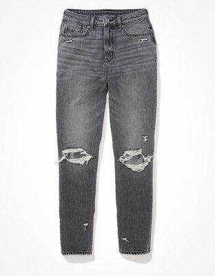 AE Ripped Highest Waist Mom Jean | American Eagle Outfitters (US & CA)