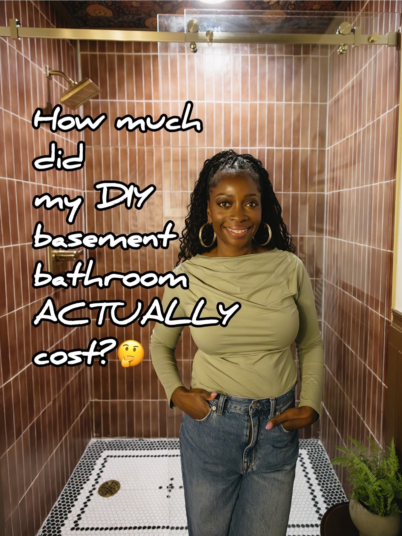 Swipe to see the magic question finally answered! When I set out to finish out my basement bathroom, my goal was to stay around $6k, but things add up quickly! Things you really want end up costing more, inflation, hiring licensed professionals for things that HAD to be right, and yeah just things overall. 

This project wasn’t about rushing or cutting corners. It was about making a basement space feel just as intentional as the rest of our home. I didn’t think it would take this long though😂😂

Some things I saved on, some things I intentionally invested in.

Save this if a basement bathroom is on your project list — and tell me what part you want broken down next.

📸 @ktjohnsonphoto
