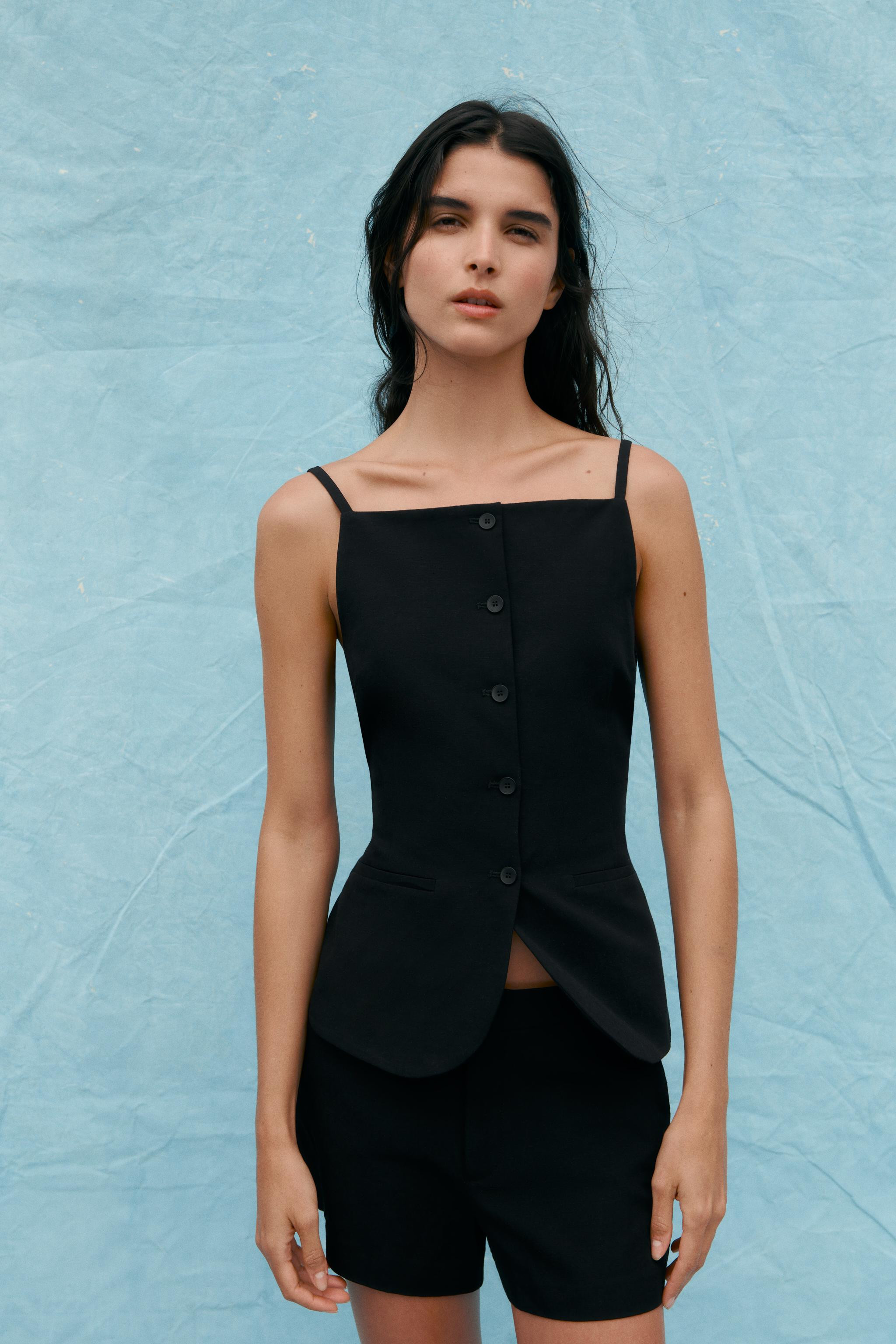 BUTTON TOP VEST | Zara US