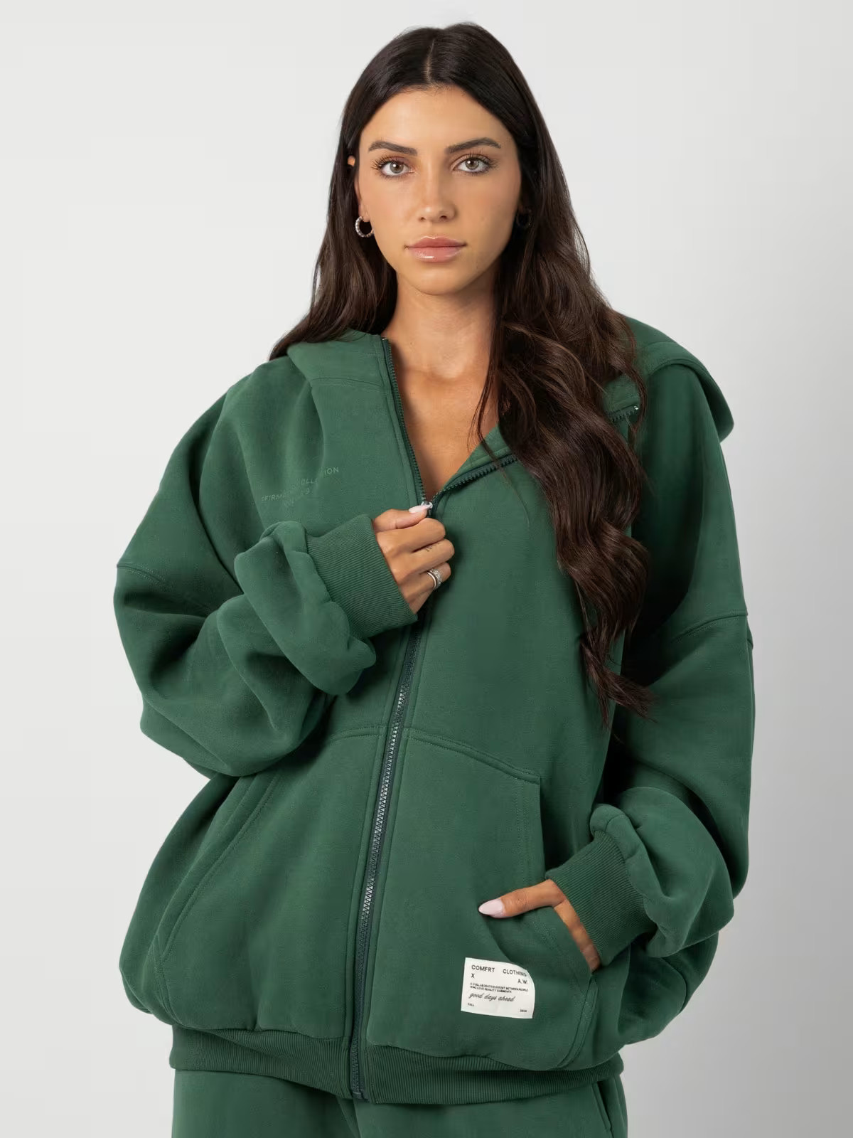 Affirmation Zip Hoodie | Comfrt