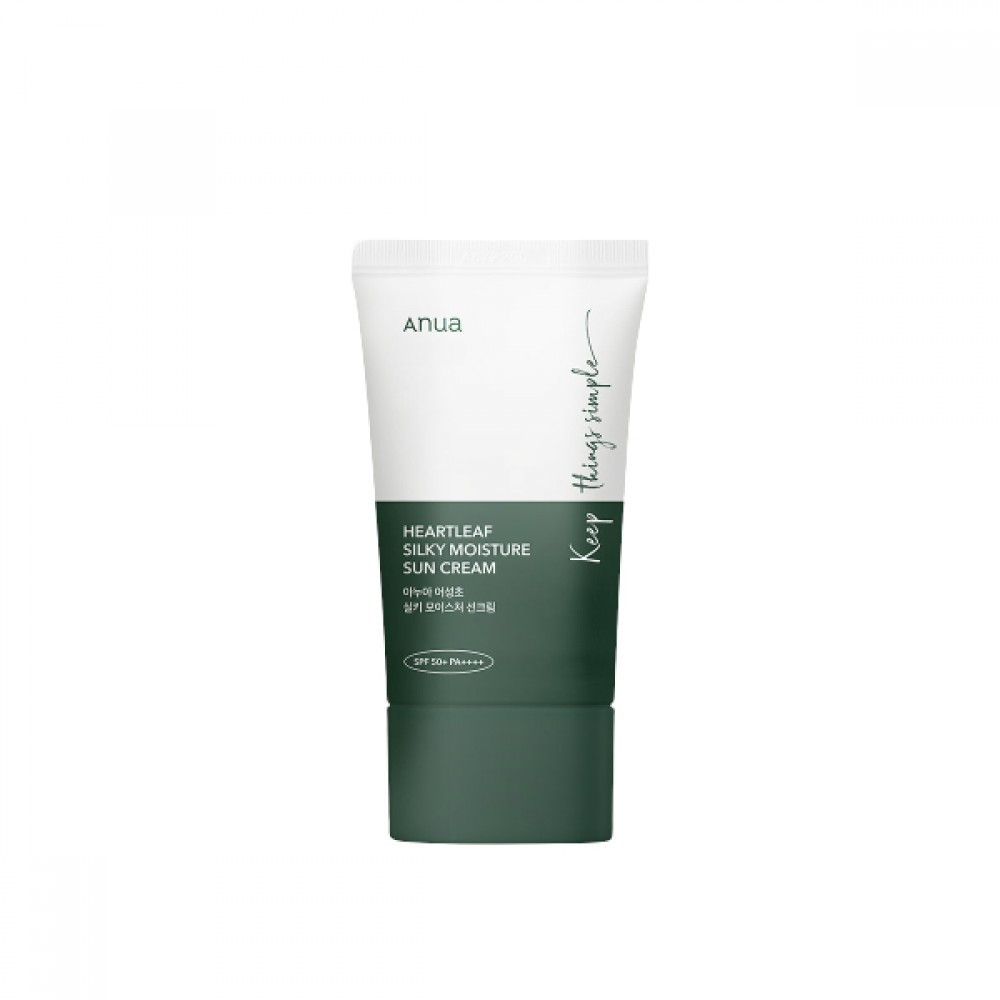 [Deal] ANUA - Heartleaf Silky Moisture Sun Cream SPF50+ PA++++ - 50ml | STYLEVANA