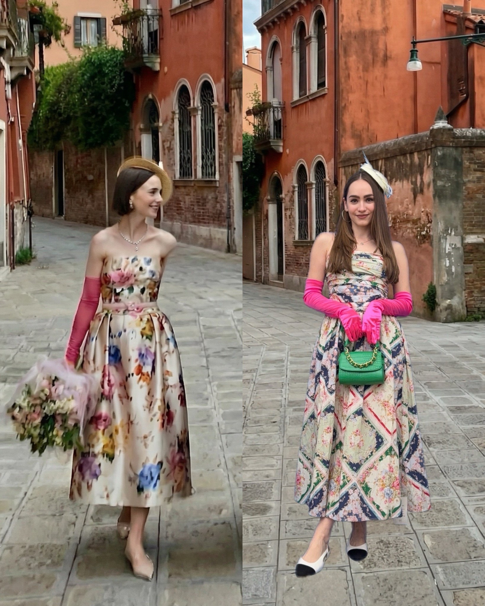 Emily in Paris outfit recreation in Venice! 🩷🎀