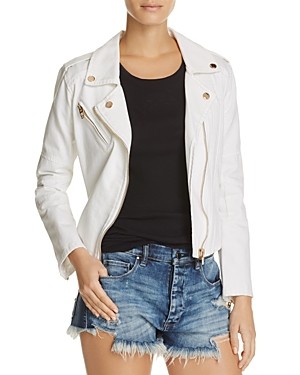 Blanknyc White Denim Moto Jacket - 100% Exclusive | Bloomingdale's (US)
