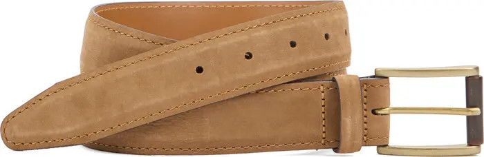 Hartford Nubuck Leather Belt | Nordstrom