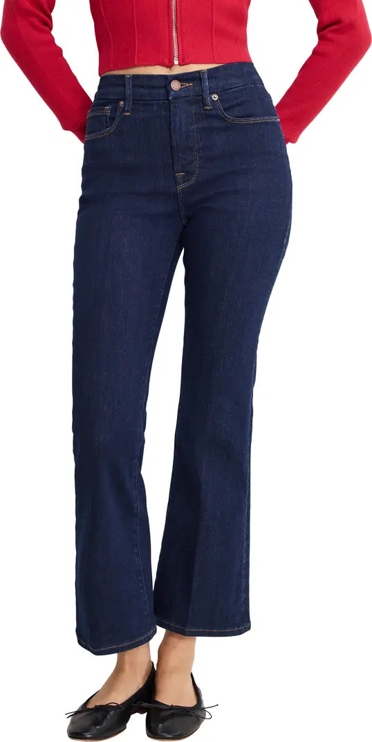 Good American Good Legs Crop Mini Bootcut Jeans | Nordstrom | Nordstrom