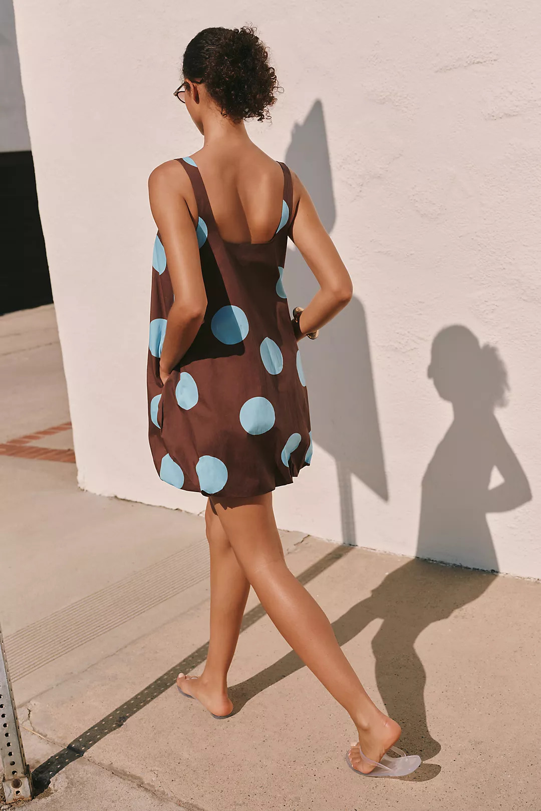 Maeve Poplin Bubble Mini Dress | Anthropologie (US)