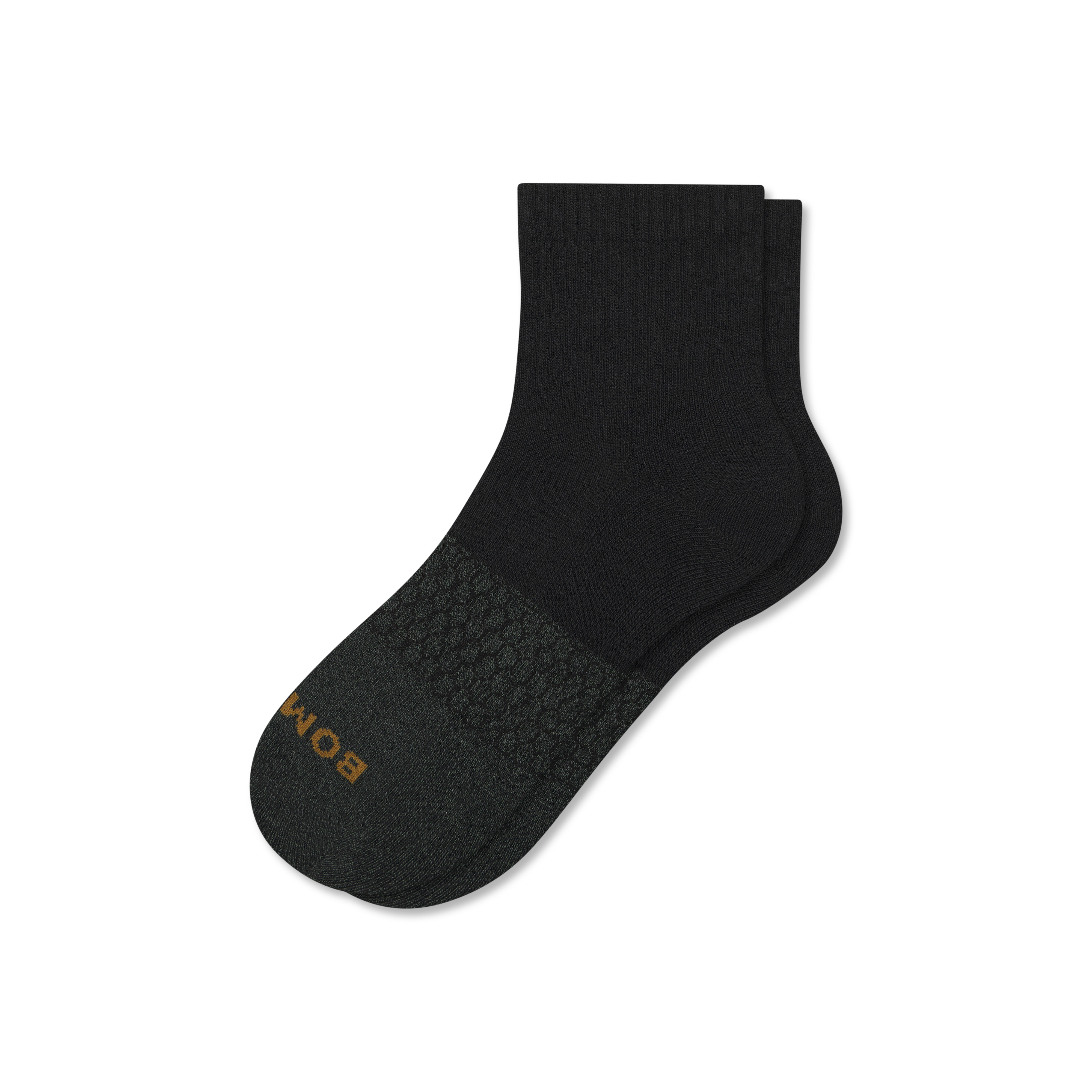 Men's Quarter Socks - Balsam Black - Large - Cotton Blend - Bombas | Bombas