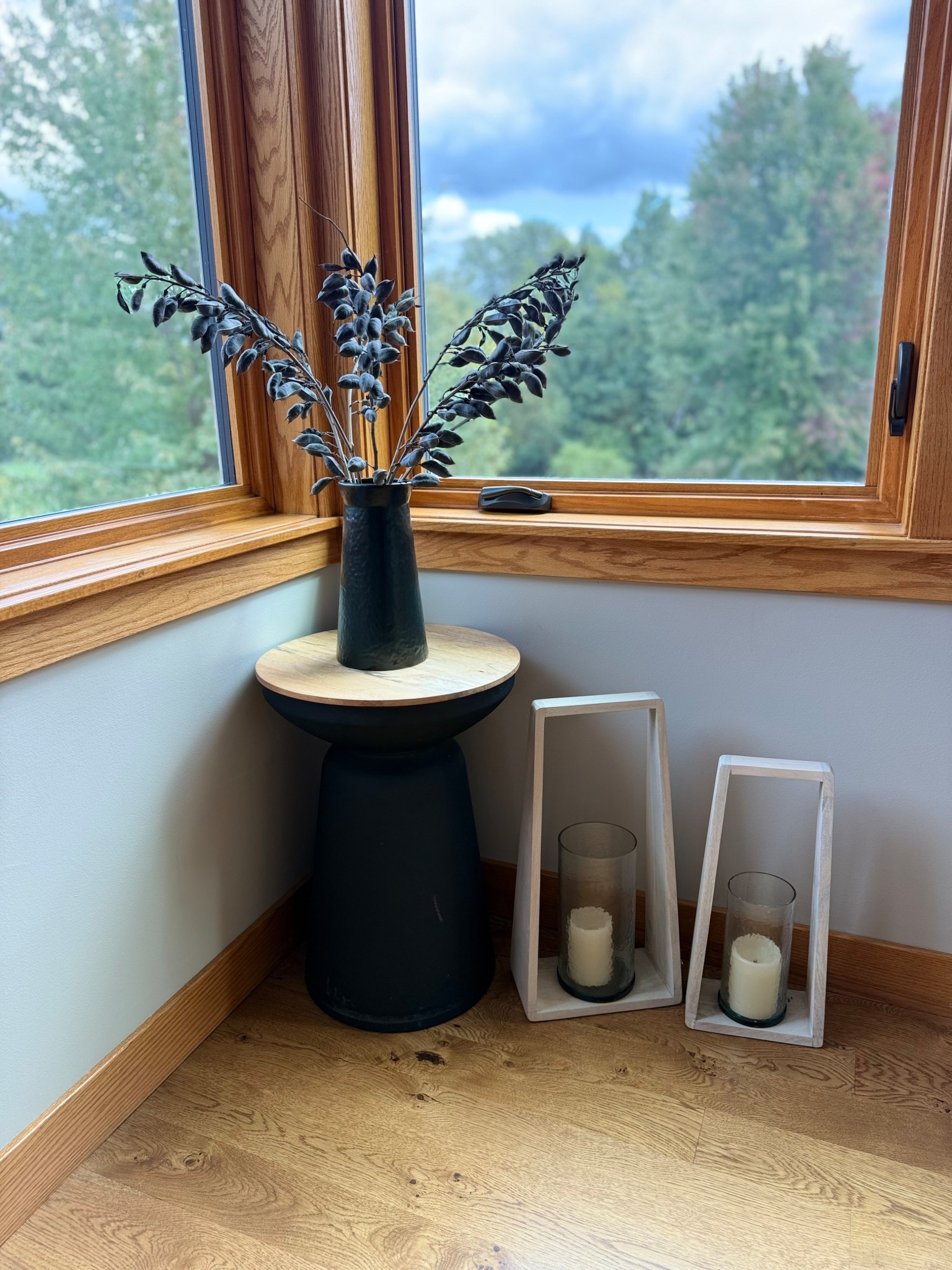Dried False Indigo from the garden. Lanterns are from HomeGoods  

#LTKHome #LTKFindsUnder100 #LTKxMadewell
