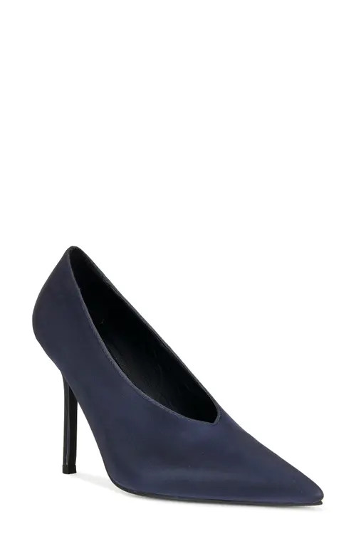 AZALEA WANG Patricc Pointed Toe Pump in Navy at Nordstrom, Size 7 | Nordstrom