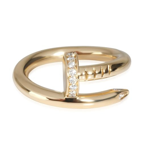 Cartier, Pre-Loved, Juste Un Clou Ring, Diamonds, Yellow Gold , 4.75 | Amazon (US)