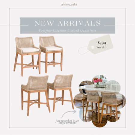 Affordable counter, stools, barstools woven counter, stools, transitional style stools, designer, look for less designer, look, furniture, kitchen, furniture, dining furniture taupe counter stools 

#LTKStyleTip #LTKHome