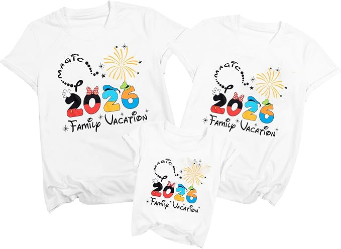 Family Vacation Shirts 2026 Family Matching Outfits Magical Tshirt for Family Cruise Trip Clothes... | Amazon (US)