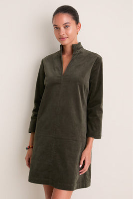 Olive Corduroy Clifton Dress | Tuckernuck (US)