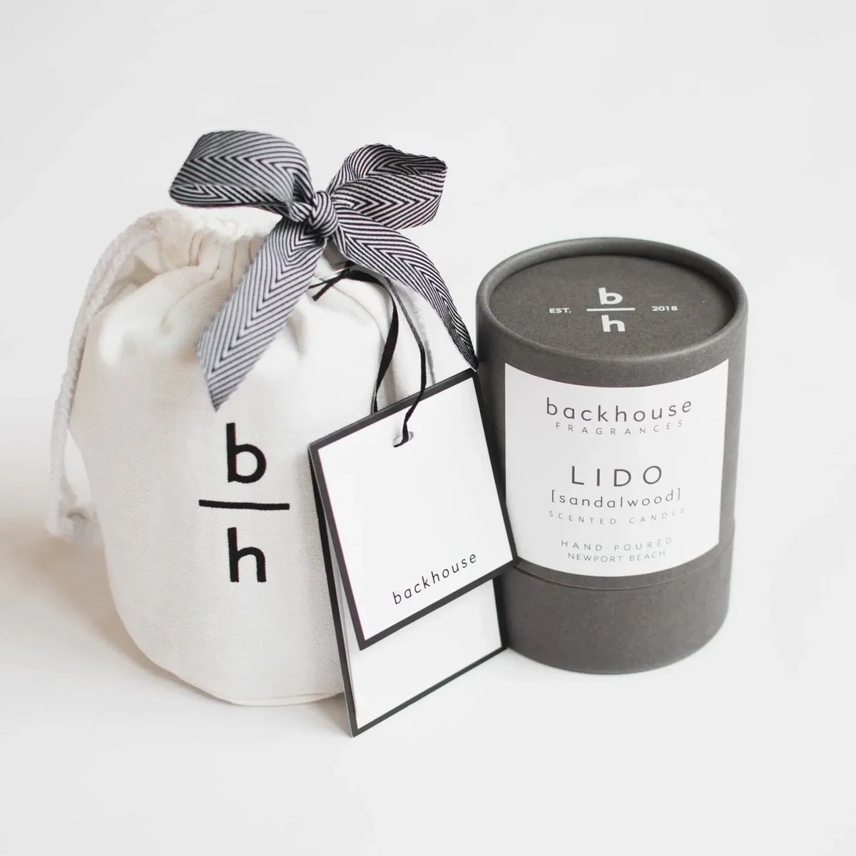 HURRICANE CANDLE + CANVAS GIFT BAG [MOTHER'S DAY] | backhouse fragrances