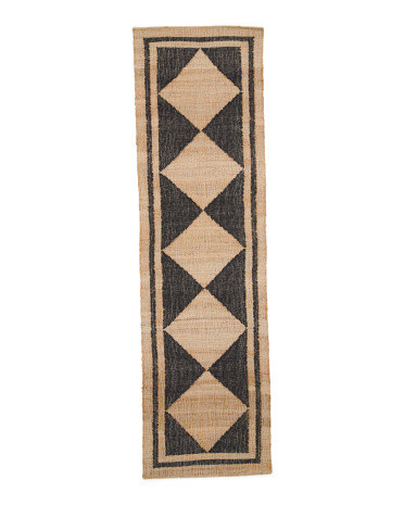 2x8 Wool And Jute Blend Handwoven Runner | TJ Maxx