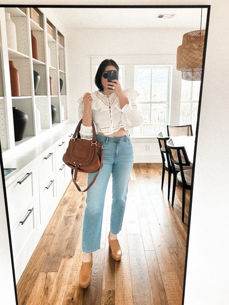 White tops are my weakness. 😆 found another to add to my collection via Revolve. I’m in the large, size up for a longer length.

My jeans are $60 + and additional 50% off!! Crazy good madewell sale tts. 

#LTKsalealert #LTKunder50
