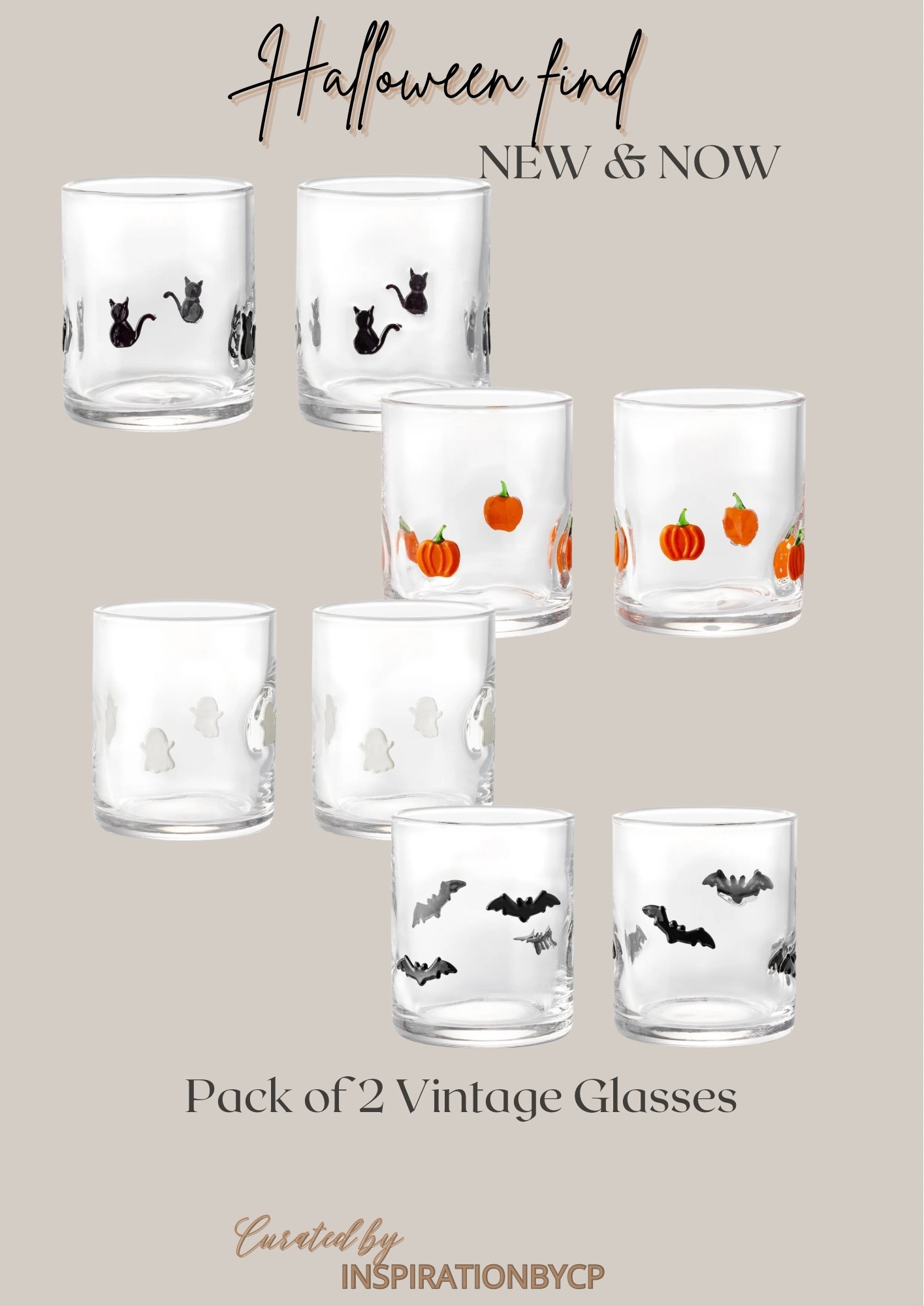 WALMART NEW FIND-Halloween Vintage Glasses
#halloween #anthropoloy #potterybarn #booglasses #bats #jackolanterns

#LTKHome #LTKFindsUnder50 #LTKSeasonal
