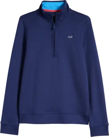 vineyard vines Kids' Exclusive Half Zip Pullover | Nordstrom | Nordstrom