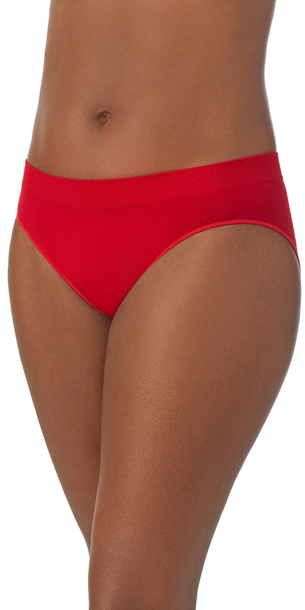 Seamless Comfort Bikini - Cherry | Le Mystère